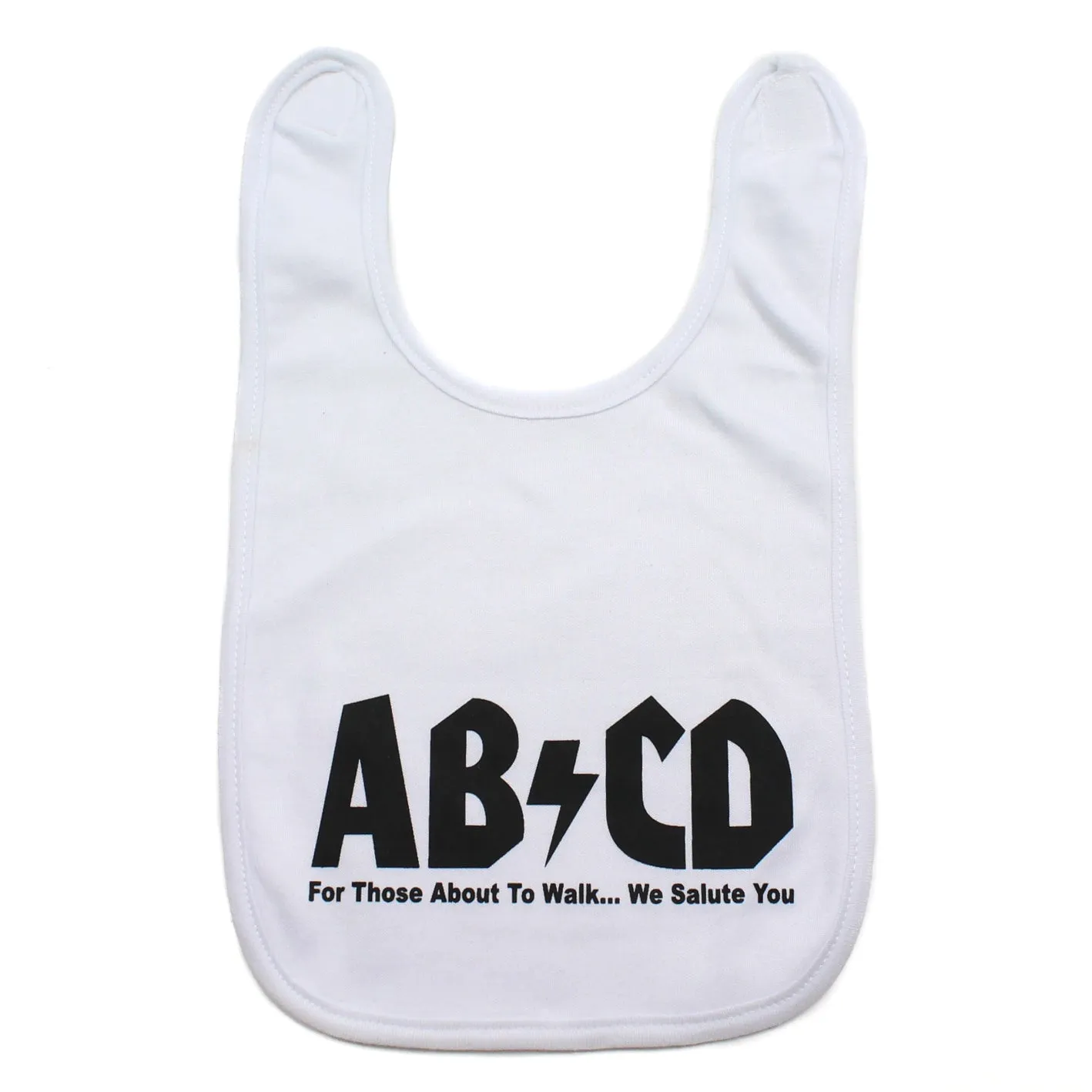 Unisex Baby ABCD Rock N Roll Cotton Bib
