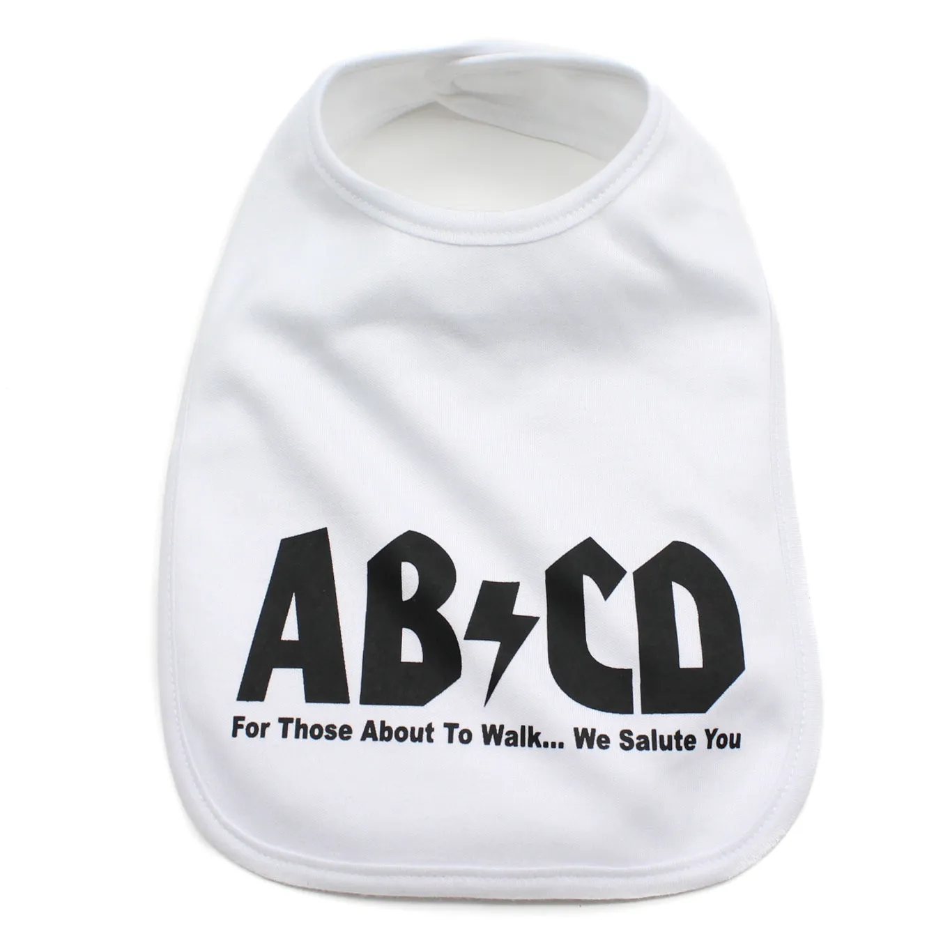 Unisex Baby ABCD Rock N Roll Cotton Bib