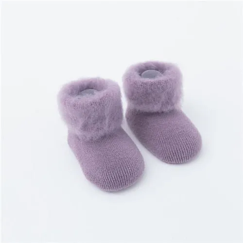 Winter Thick Terry Baby Socks Warm Newborn Cotton Boys Girls Cute Toddler Socks Baby Accessories