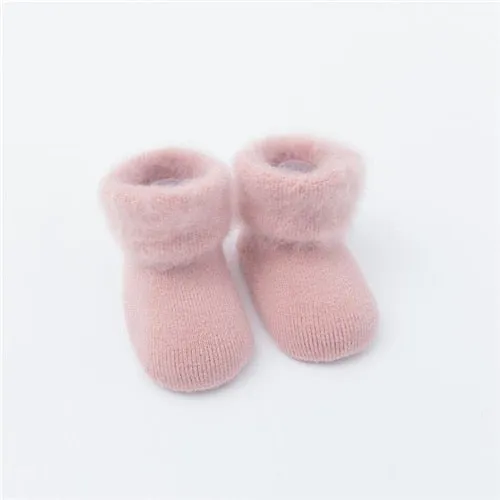 Winter Thick Terry Baby Socks Warm Newborn Cotton Boys Girls Cute Toddler Socks Baby Accessories