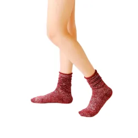 Women's Long Glitter Socks