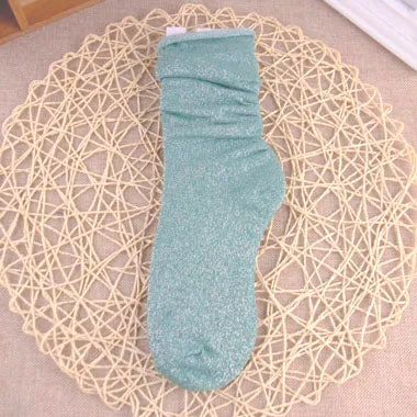Women's Long Glitter Socks