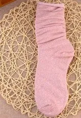 Women's Long Glitter Socks